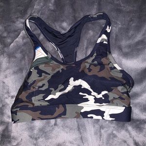 Upside Soulcycle Camo Sports bra